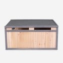 Holzkasten Mähroboter Garage Quail Rabatte