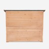 Gartenlagerschrank aus Holz für Werkzeuge 122x77x97cm Scaup Lagerbestand