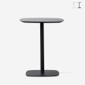 Tavolo da pranzo bar ristorante bistrot 60x60cm legno metallo Kells Vendita