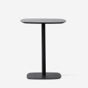 Tavolo da pranzo bar ristorante bistrot 60x60cm legno metallo Kells Catalogo