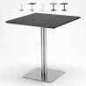 Table carrée 70x70 pour bars restaurants et hôtels Horeca 