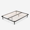 Doppelbett 160x190cm Holzlattenrost Stahl Luzern Plus Aktion