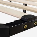 Doppelbett 160x190cm Holzlattenrost Stahl Luzern Plus Sales