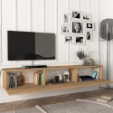3-türiger TV-Hängeschrank 180cm Wohnzimmer modernes Design Damla Eigenschaften