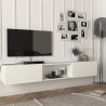 Modernes Design TV-Hängeschrank 180cm 2 Türen 1 offenes Fach Hilary Angebot