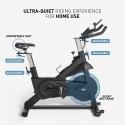 Fit bike volano 18 kg professionale indoor cycling Athena Saldi
