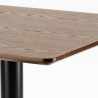 Tisch Viereckig 60x60 Zentraler Fuß Bars Bistros Horeca Sales
