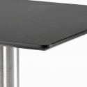 Tavolino 60x60 quadrato con base centrale per bar bistrot Horeca Stock