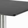 Tavolino 60x60 quadrato con base centrale per bar bistrot Horeca Stock