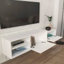Wohnzimmer TV-Ständer weiß 2 Türen 160x30x33cm Dione Lagerbestand