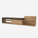 Modernes Design Hängeschrank TV 1 Tür und Regal 180x32x42cm Trella Katalog