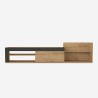 Mobile moderno porta TV design sospeso 1 anta e scaffale 180x32x42cm Trella Caratteristiche