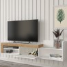 Modernes Design Hängeschrank TV 1 Tür und Regal 180x32x42cm Trella Preis