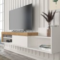 Modernes Design Hängeschrank TV 1 Tür und Regal 180x32x42cm Trella Kosten
