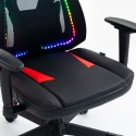Sedia gaming poltrona ufficio ergonomica regolabile luce RGB Gundam Prezzo