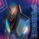 Sedia gaming poltrona ufficio ergonomica regolabile luce RGB Gundam Offerta