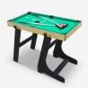Table de jeu pliante multifonction 3in1 table billard ping pong air hockey Texas Offre