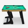 Table de jeu pliante multifonction 3in1 table billard ping pong air hockey Texas Dimensions