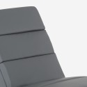Chaise longue fauteuil de salon en similicuir moderne Dijon 