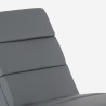 Chaise longue fauteuil de salon en similicuir moderne Dijon 