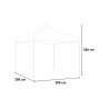 Tonnelle de jardin pliante 3x3 en fer pour camping plage Expo Choix