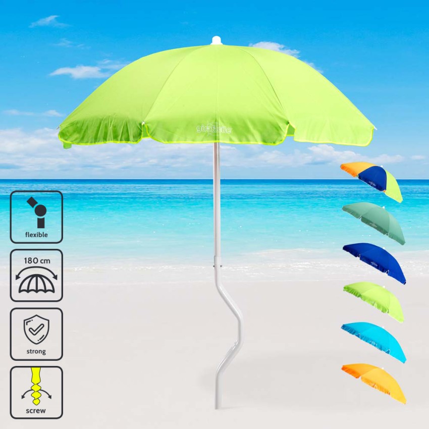 Ombrellone mare GiraFacile 180 Cm Cotone spiaggia pesca Dioniso Ombrellone mare GiraFacile 180 Cm Cotone spiaggia pesca Dioniso
