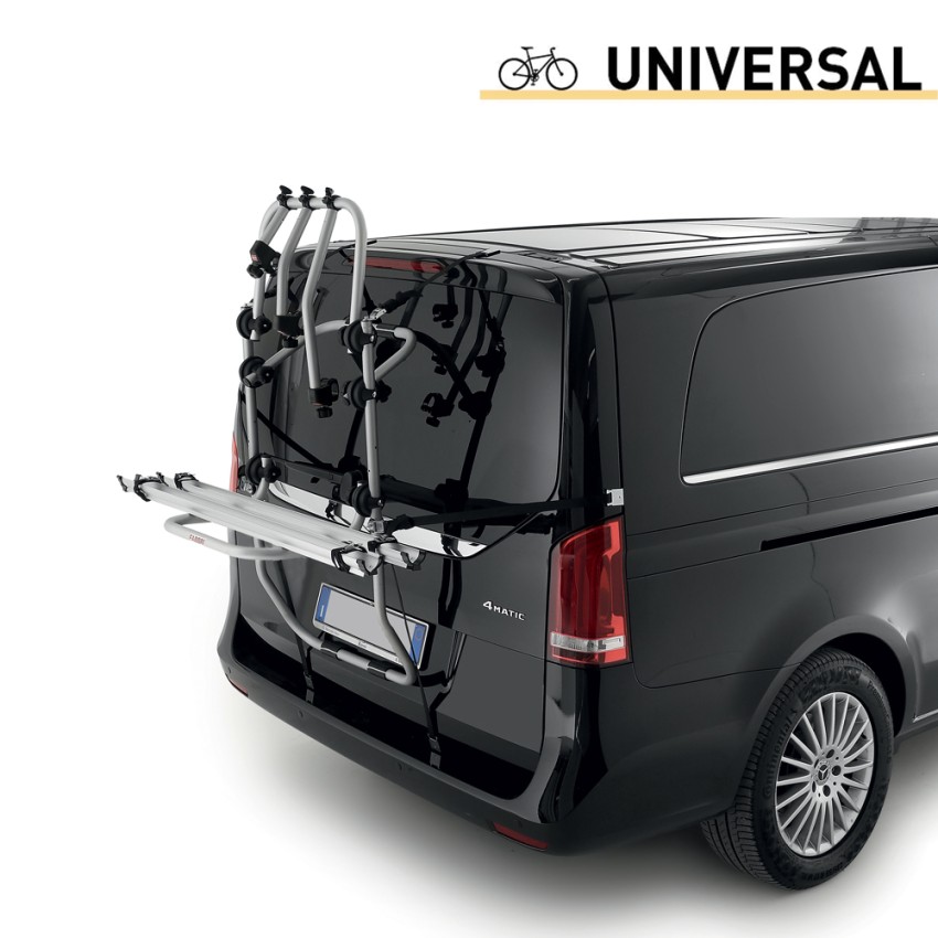 Porte-vélos universel pour 2 vélos hayon arrière Bici Ok 2 Van Promotion