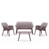 Sitzgruppe Garten Set 2 Sessel Sofa Tisch Luxor Lounge Auswahl