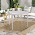 Tavolo da giardino bar esterno quadrato 80x80cm in polipropilene Malmo Catalogo