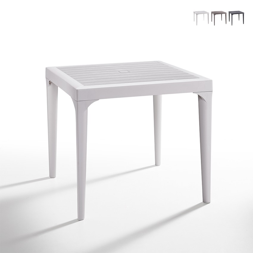 Tavolo da giardino bar esterno quadrato 80x80cm in polipropilene Malmo Offerta Tavolo da giardino bar esterno quadrato 80x80cm in polipropilene Malmo Offerta
