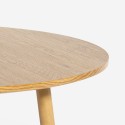 Table ronde de cuisine et salle à manger 80 cm en bois design Frajus Offre