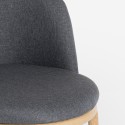 Sedia in tessuto imbottita cucina poltroncina soggiorno salotto Lizak Acquisto