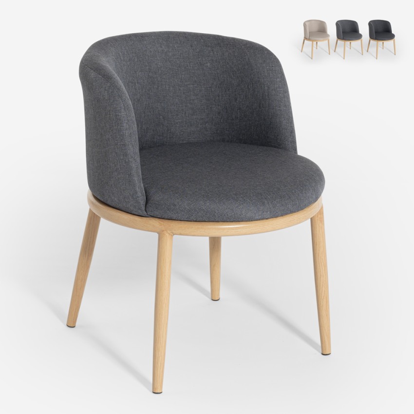 Sedia in tessuto imbottita cucina poltroncina soggiorno salotto Lizak Vendita Sedia in tessuto imbottita cucina poltroncina soggiorno salotto Lizak Vendita