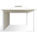 Gazebo 3,3x3,3 metri giardino bar veranda mercato pagoda Antigua uv 