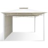 Gazebo 3,3x3,3 metri giardino bar veranda mercato pagoda Antigua uv 