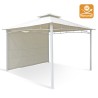 Gazebo 3,3x3,3 metri giardino bar veranda mercato pagoda Antigua uv Acquisto