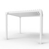 Pergola bioclimatica da giardino 3x3m manuale in alluminio Guadalupe Offerta
