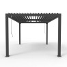 Pergola bioclimatica 3x4m da giardino in alluminio manuale Trinidad Scelta