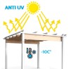 Telo di ricambio gazebo 300x300cm Firenze UV Moon copertura sostitutiva Catalogo