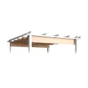 Telo di ricambio gazebo 300x300cm Firenze UV Moon copertura sostitutiva Saldi