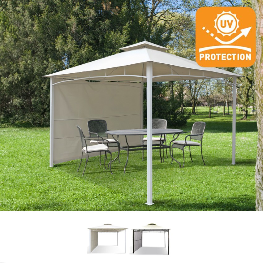 Gazebo 3,3x3,3 metri giardino bar veranda mercato pagoda Antigua uv Vendita Gazebo 3,3x3,3 metri giardino bar veranda mercato pagoda Antigua uv Vendita