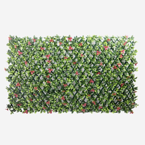 Siepe artificiale da giardino traliccio estensibile 200x100cm Salix Promozione