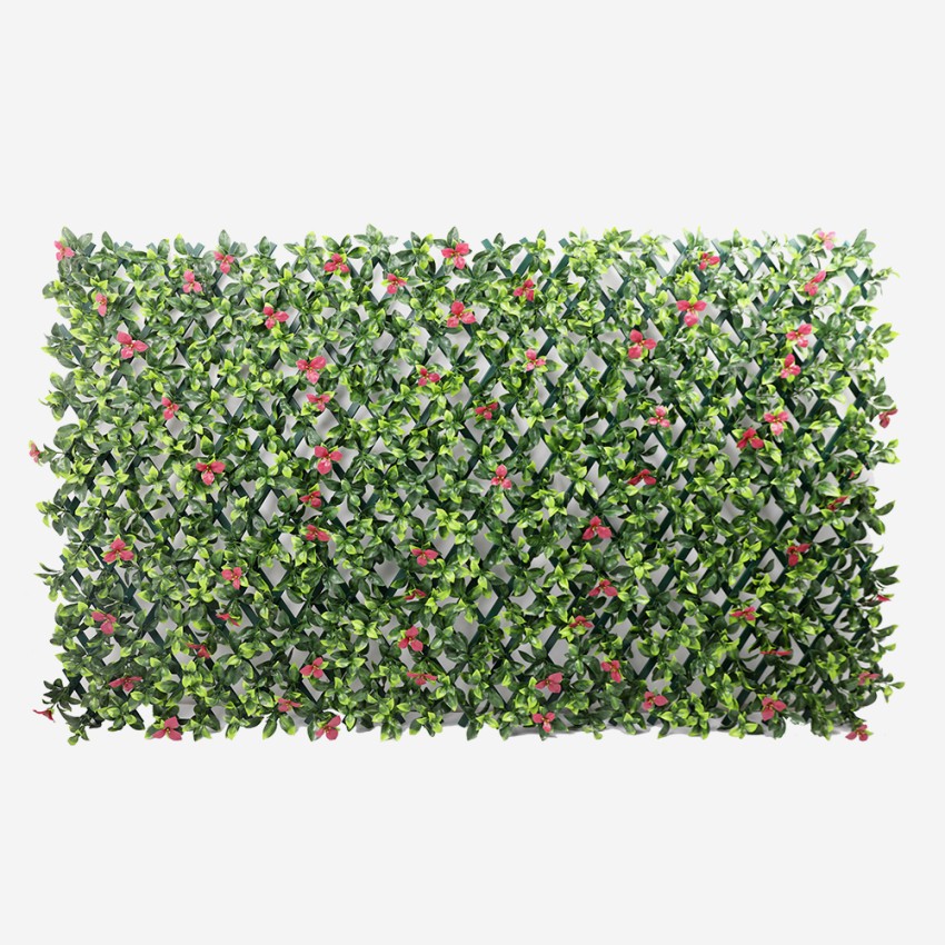 Haie artificielle extensible de jardin 200x100cm plantes Salix Promotion Haie artificielle extensible de jardin 200x100cm plantes Salix Promotion