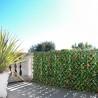 Haie artificielle extensible de jardin 200x100cm plantes Salix Vente