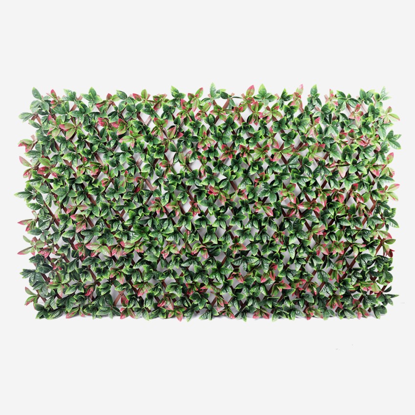 Siepe artificiale 200x100cm photinia giardino traliccio estensibile Ivoss Promozione Siepe artificiale 200x100cm photinia giardino traliccio estensibile Ivoss Promozione