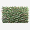 Siepe artificiale 200x100cm photinia giardino traliccio estensibile Ivoss Promozione