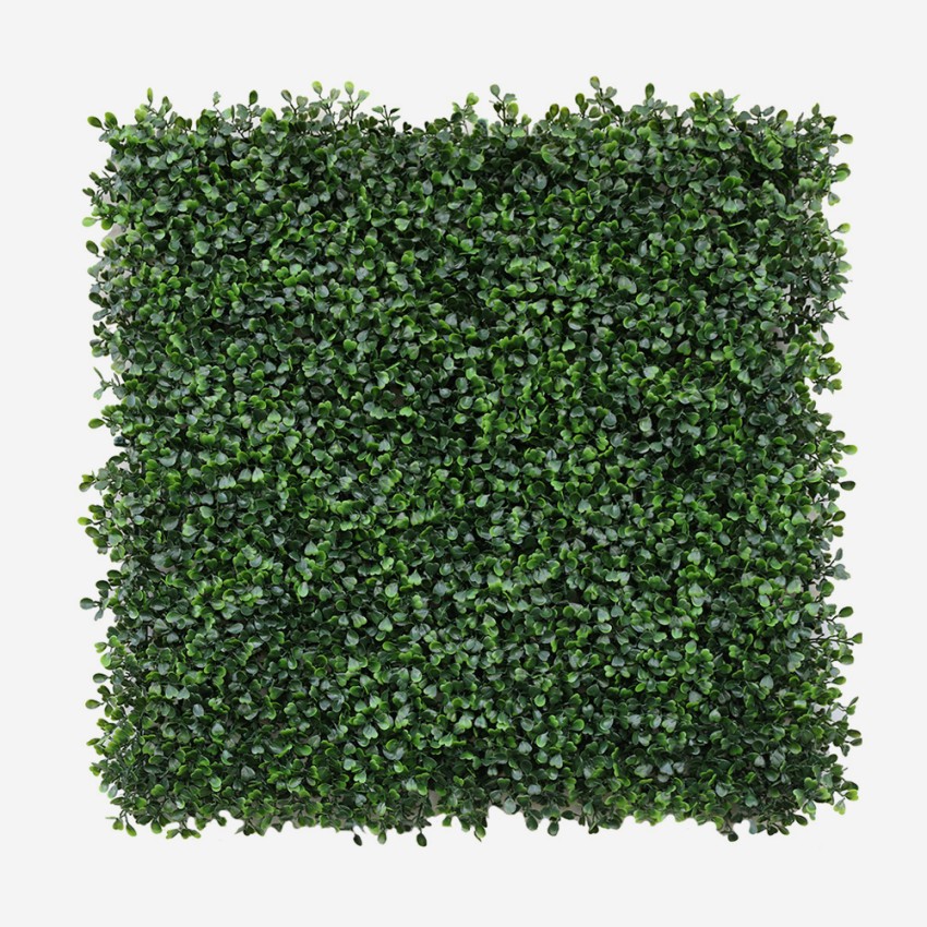 Siepe artificiale pannello 50x50cm bosso decorativo per giardino Virgat Promozione