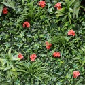 Haie artificielle 100x100cm plantes 3D jardin sempervirente Lemox Remises
