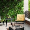 Siepe artificiale 100x100cm pianta 3D realistica balcone giardino Briux Vendita