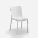 Garten Set Tisch 80x80cm 4 Stühle Außen weiß Provence Light 